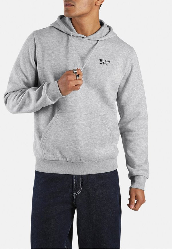 Reebok NOAH SMALL LOGO - Hoodie - light grey marl