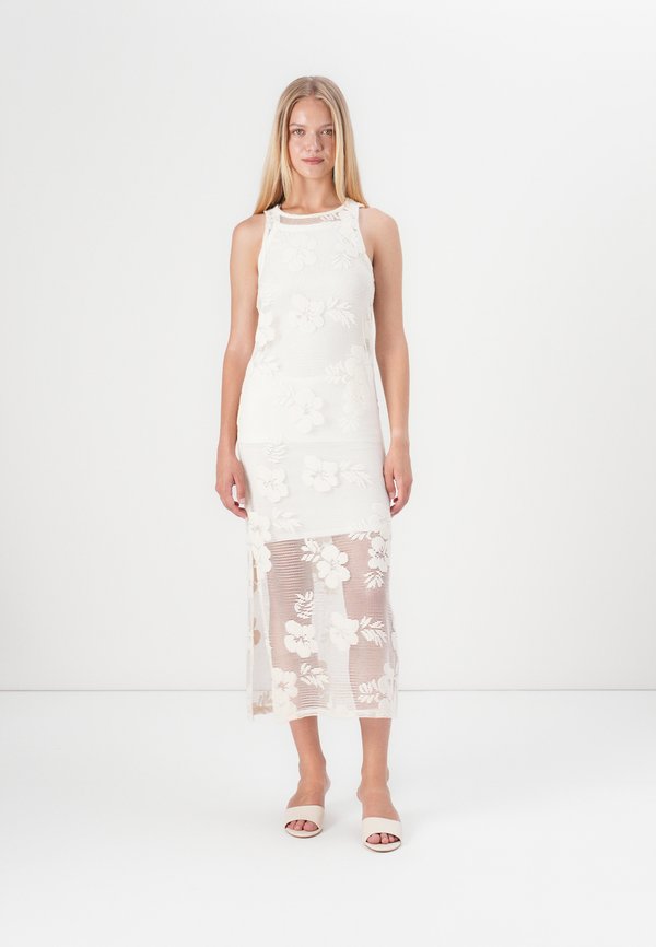Noisy May NMKLEA LONG FLOWER SLIT DRESS