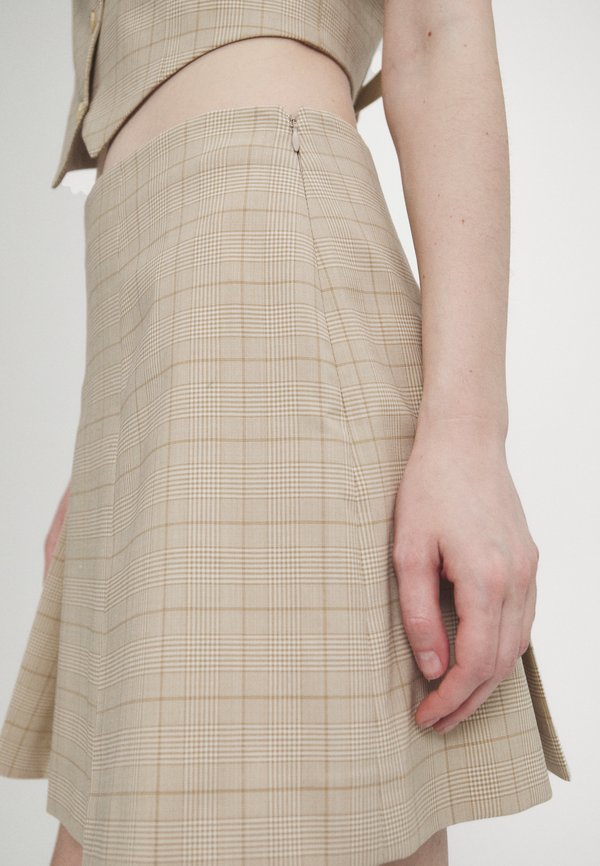 Claudie Pierlot JUPE TRAPÈZE CARREAUX