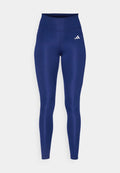 adidas Performance ADIDAS OPTIME ESSENTIALS STASH POCKET FULL LENGTH LEGGINGS - Leggings - dark blue/white