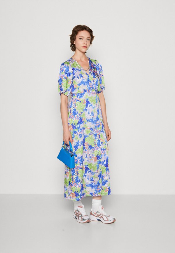 VILA VILAILA 2/4 WRAP MIDI DRESS