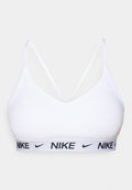 Nike Performance INDY BRA - Light support sports bra - white/black