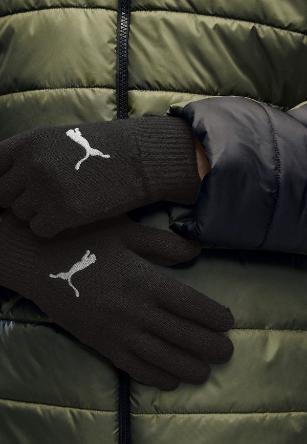 Puma ESSENTIALS HANDSCHUHE UNISEX - Gloves - black