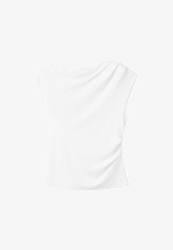 Mango ADULT - Print T-shirt - white