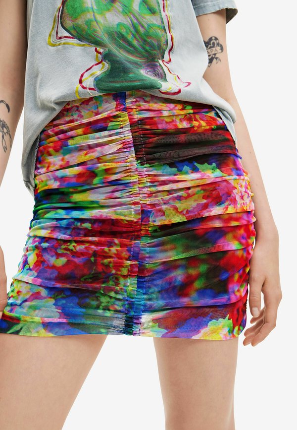 Desigual FLORAL RUCHED TULLE