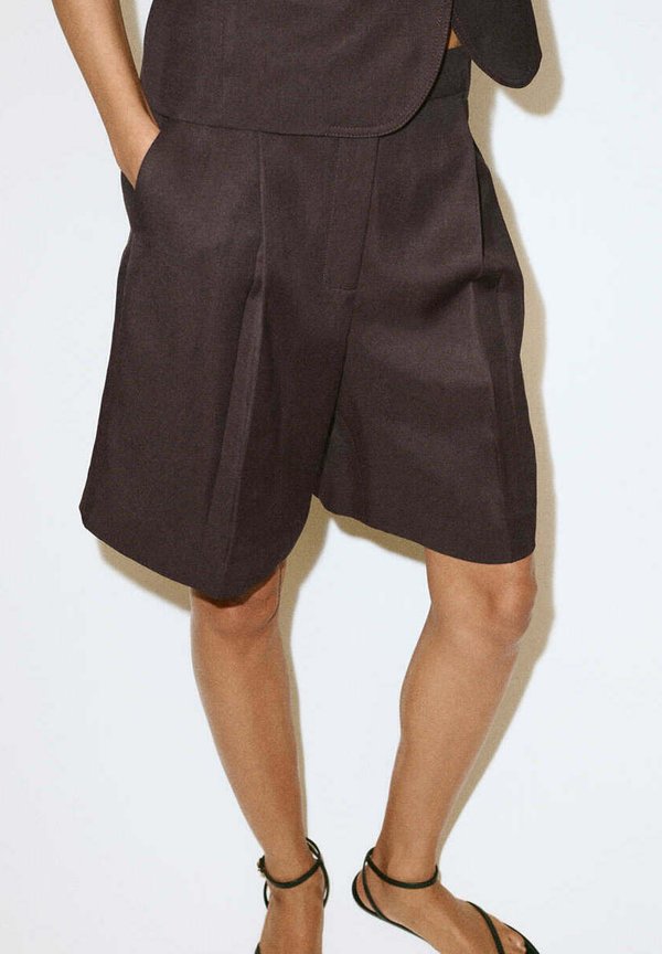 Mango ADULT - Shorts - dark brown