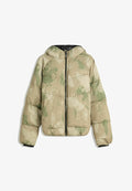 Bershka WITH HOOD - PUFFER - Winter jacket - khaki