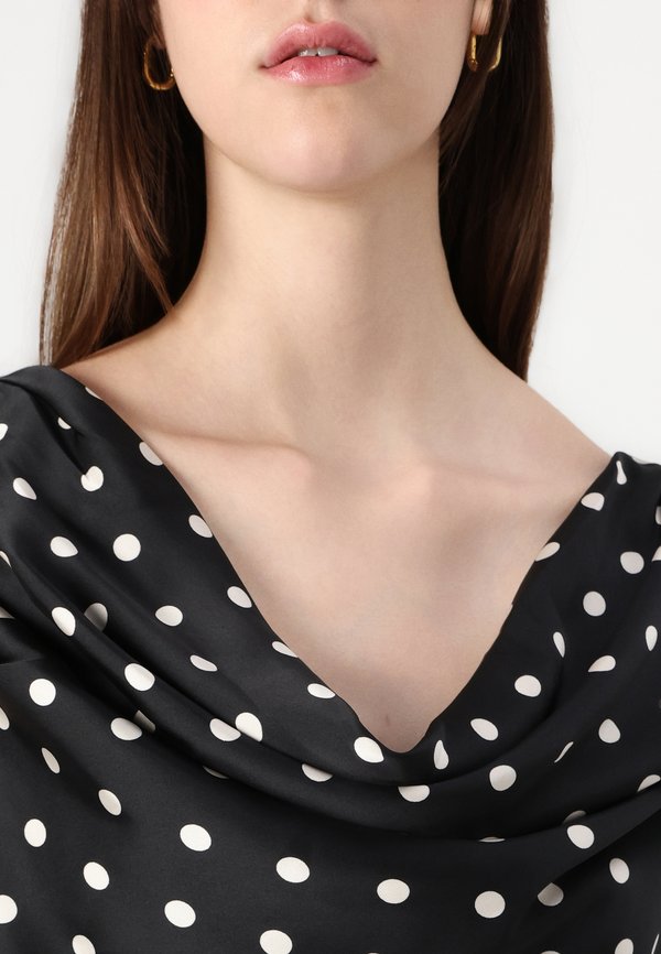 Abercrombie & Fitch Cowl Neck Draped Maxi Dress