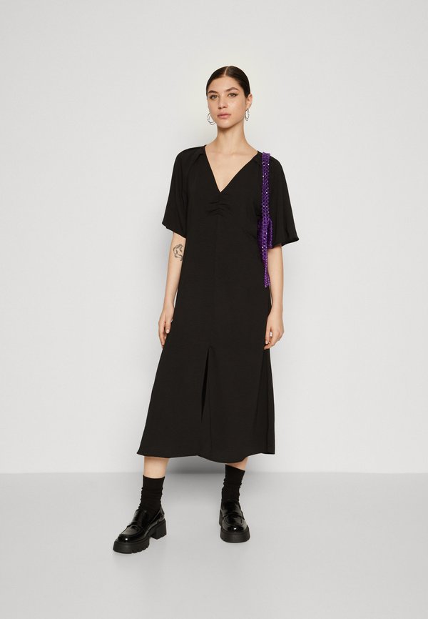 JDY JDYDIVYA RUCHING MIDI DRESS