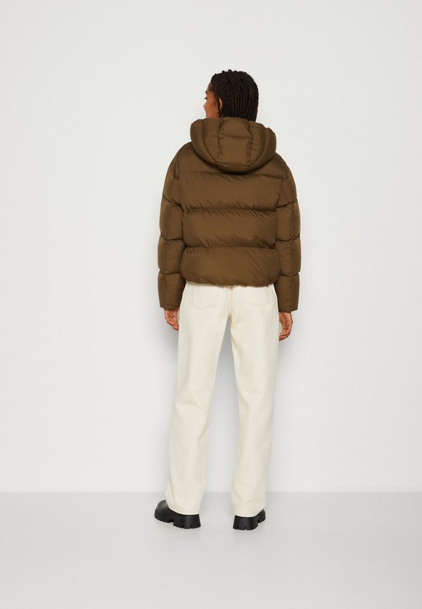 Marc O'Polo JACKET FIXED HOOD WITH ELASTIC DETAILS WELT POCKETS