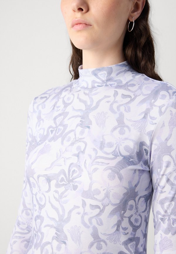 Scotch & Soda ALL OVER PRINTED MOCK NECK LONG SLEEVE