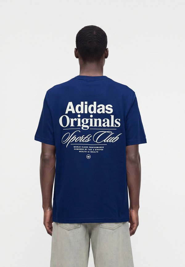 adidas Originals SPORTCLUB LOOSE TEE UNISEX - Print T-shirt - dark blue