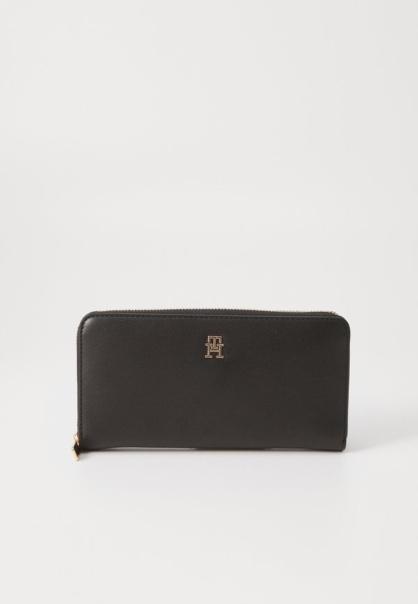 Tommy Hilfiger HILFIGER ICON ZIP-AROUND WALLET - Wallet - black