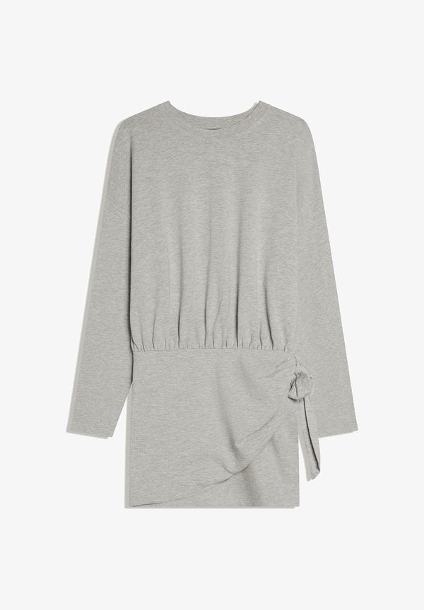 Bershka EFFECT MINI - Jersey dress - dark grey