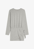 Bershka EFFECT MINI - Jersey dress - dark grey