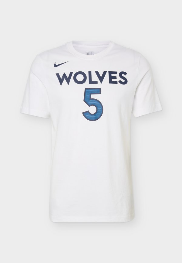 Nike Performance NBA MINNESOTA TIMBERWOLVES TEE ANTHONY EDWARDS - Club wear - white