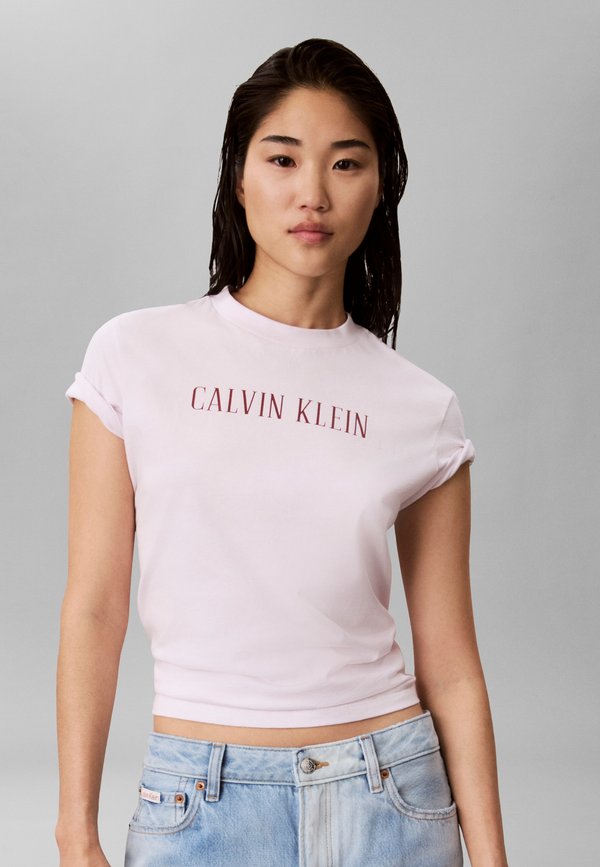 Calvin Klein Jeans CLASSIC VARSITY LOGO - Print T-shirt - crystal blush