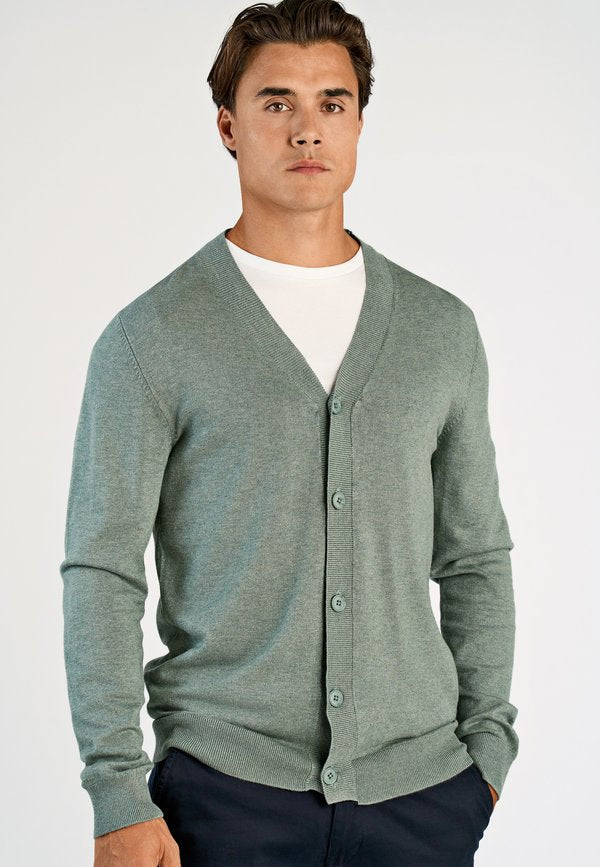 Lindbergh V NECK BUTTON CARDIGAN