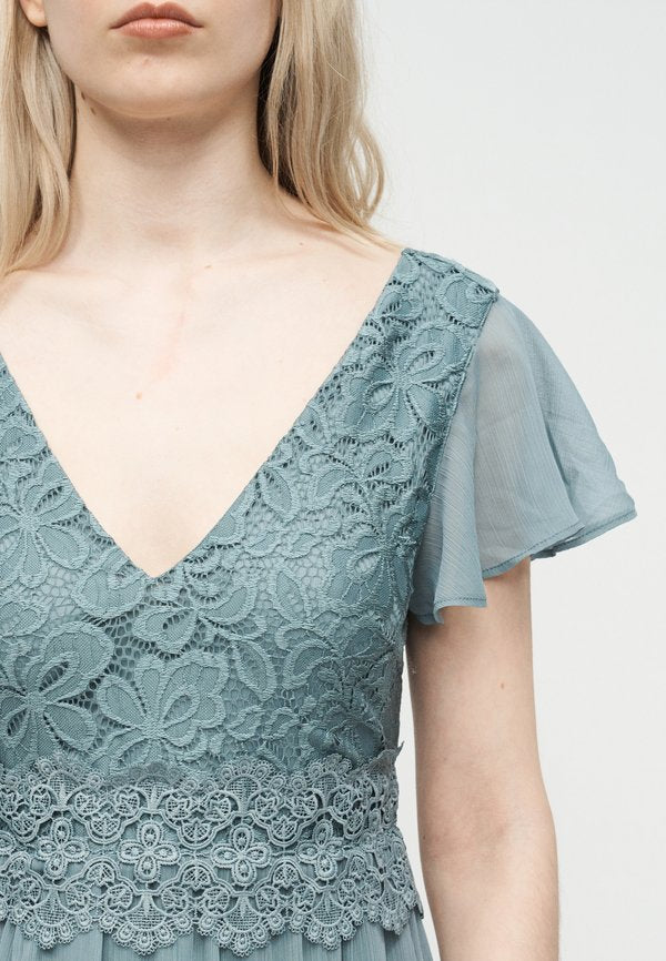 VILA VIETERA V NECK ANKLE DRESS
