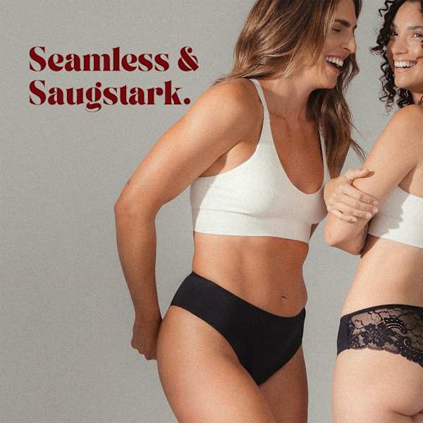 Periodenunterwäsche Slip Cheeky Schwarz Gr. S dais