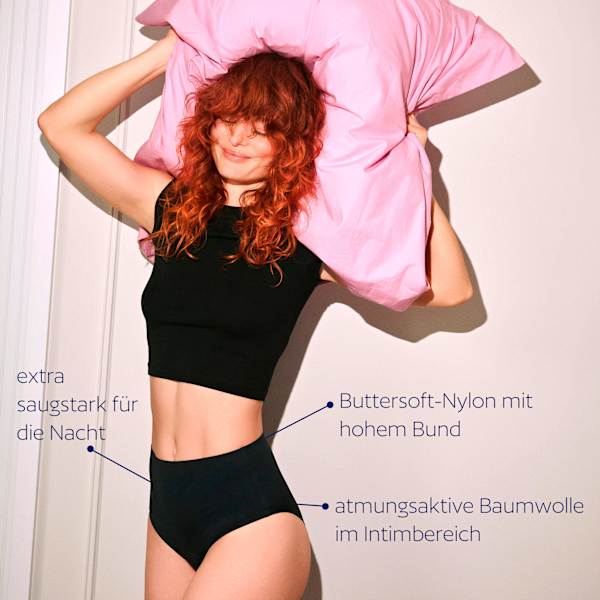 Periodenunterwäsche Slip Night schwarz Gr. L dais