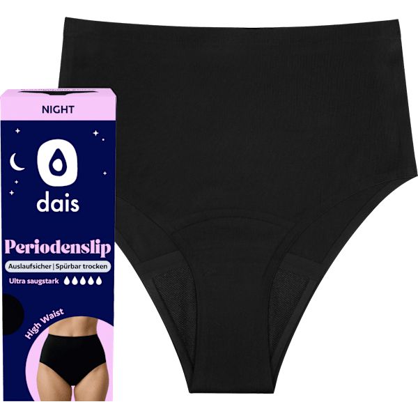 Periodenunterwäsche Slip Night schwarz Gr. L dais