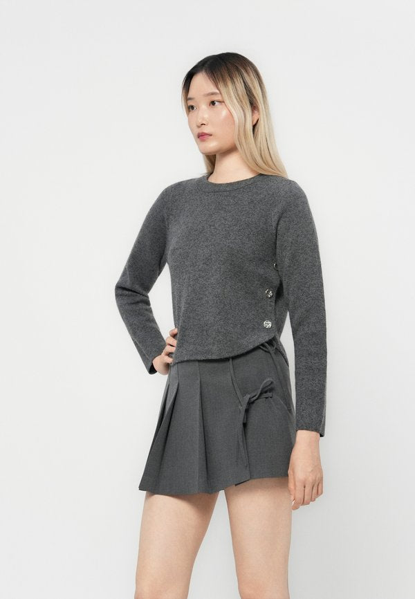 ONLY ONLRAMONE BUTTON DETAIL O NECK