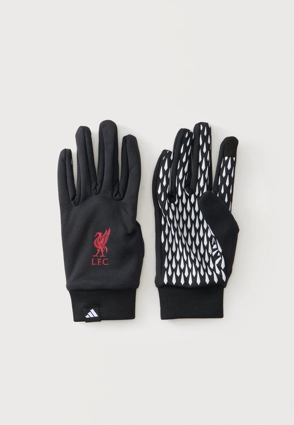 adidas Performance LIVERPOOL FIELDPLAYER GLOVES UNISEX - Goalkeeping gloves - black/strawberry red