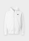 Nike Sportswear M NK CLUB BB FZ HOODIE - Zip-up sweatshirt - white white black