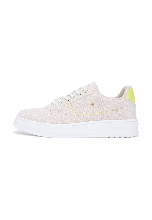 Tommy Hilfiger TH MONOGRAM TEXTILE COURT TRAINERS