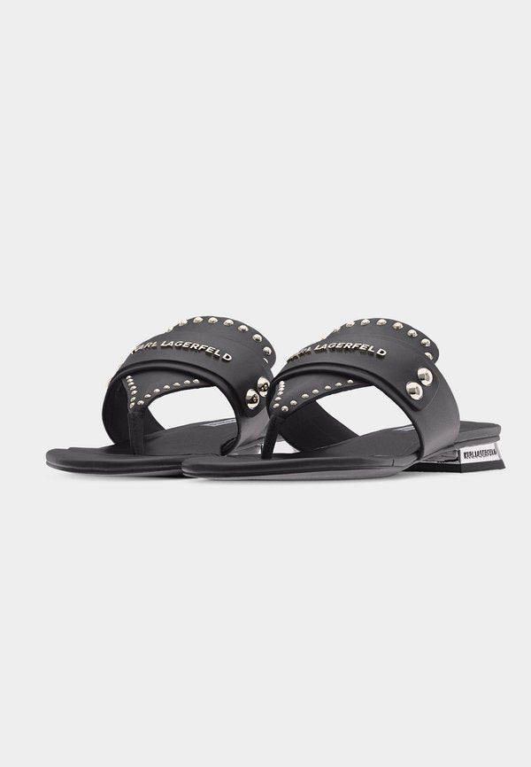 KARL LAGERFELD ROXY STUD TRIM THONG