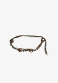 Bershka CROC-EFFECT BELT - Belt - dark brown