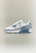 Nike Sportswear AIR MAX 90 UNISEX - Trainers - white/light smoke grey/photon dust/work blue