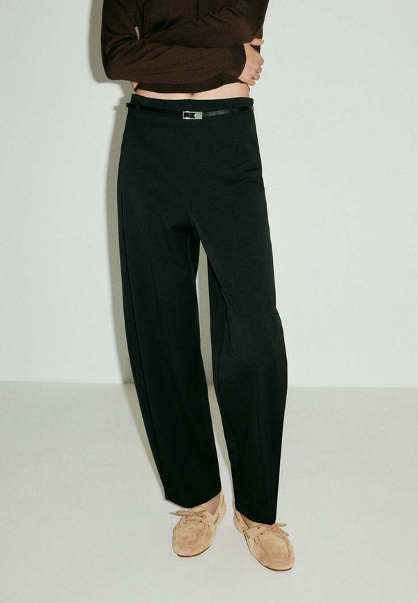 Mango ADULT - Trousers - black