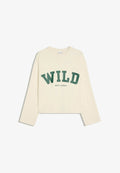 Bershka PRINTED ROUND NECK - SWEATSHIRT - Sweatshirt - white