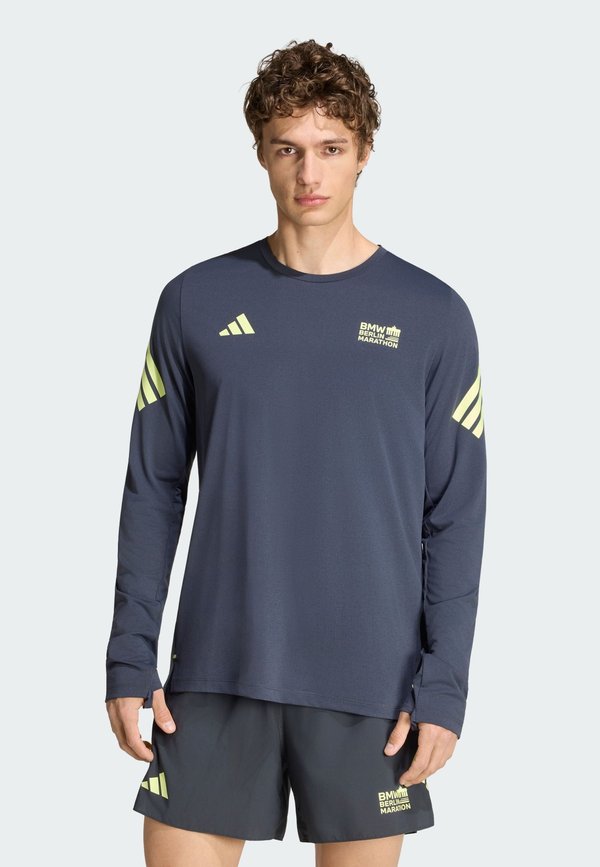 adidas Performance ADIDAS PERFORMANCE BMW BERLIN-MARATHON 2026 LONGSLEEVE T-SHIRT MEN - Long sleeved top - night grey