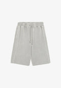 Bershka BAGGY - BERMUDA JORTS - Shorts - light grey