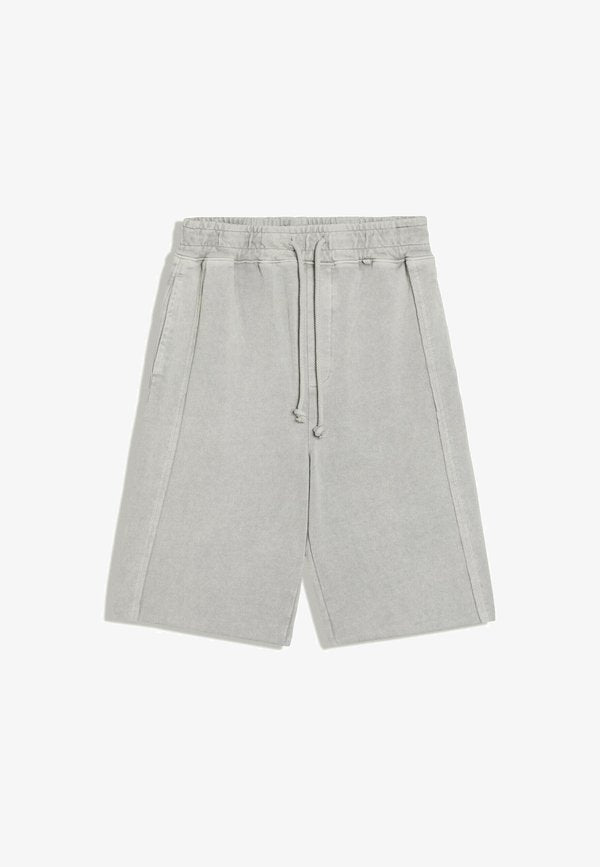 Bershka BAGGY - BERMUDA JORTS - Shorts - light grey