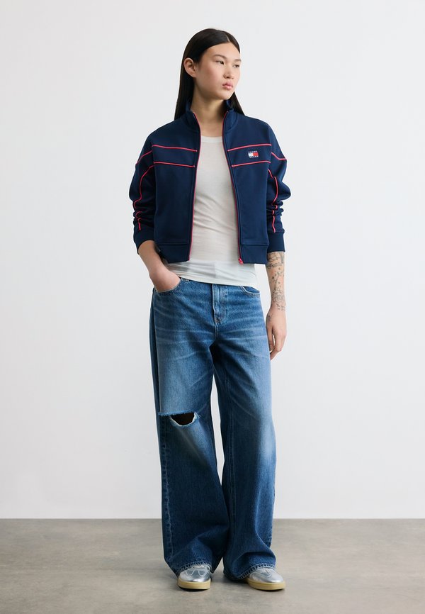 Tommy Jeans TOMMY BADGE PIPING ZIP-THRU SWEATSHIRT