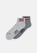 Levi's® MID CUT LOGO 2 PACK - Socks - grey combo