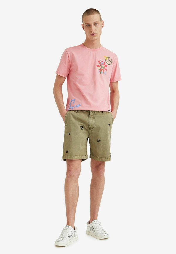 Desigual EMBROIDERED BERMUDA