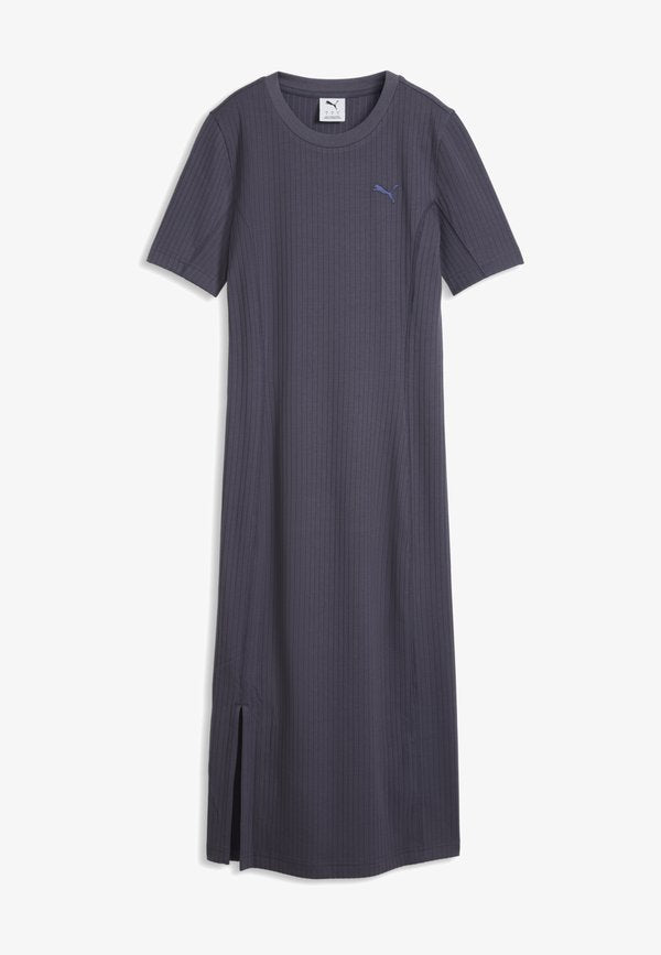 Puma HER SLIM GERIPPTES KLEID - Jumper dress - inky depths
