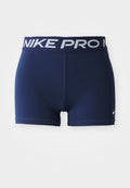 Nike Performance Short running tights - midnight navy/white