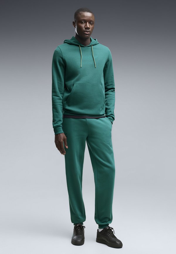 Puma PUMA X ASTON MARTIN ARAMCO F1® TEAM ESSENTIALS HOODIE - Hoodie - green lux