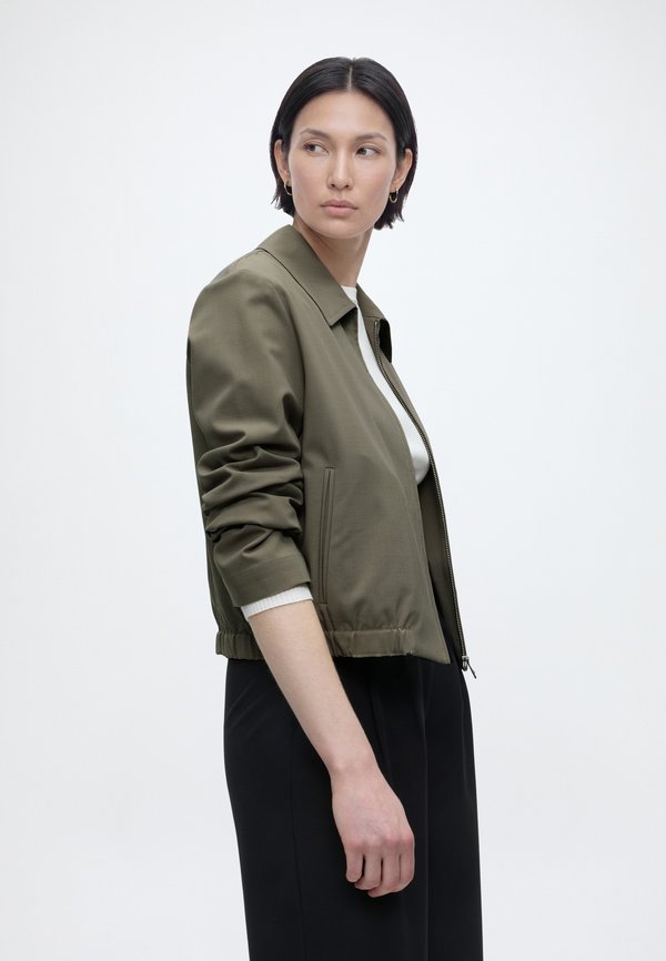 Marc O'Polo MOP X DFB TRAVEL COLLECTION ZIP-UP JACKET HOODED WELT POCKETS