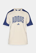 adidas Sportswear COLLEGIATE - Print T-shirt - alumina/dark blue