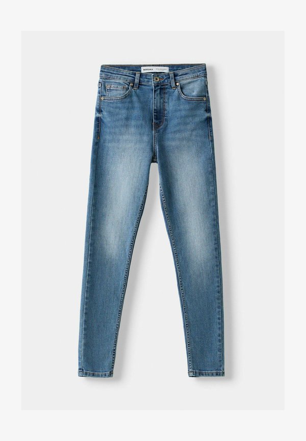 Bershka SUPER - Jeans Skinny Fit - light blue denim