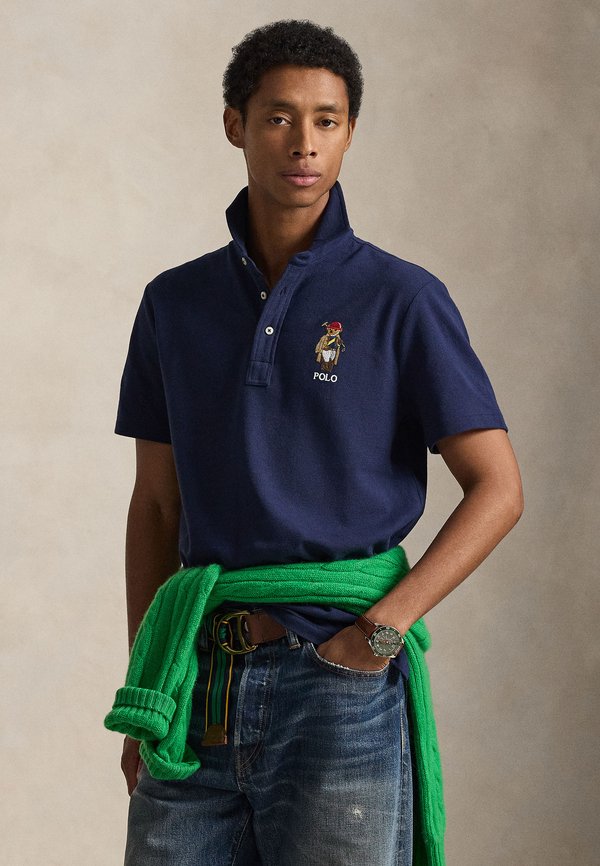 Polo Ralph Lauren CUSTOM SLIM FIT POLO BEAR MESH POLO