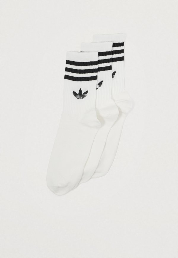 adidas Originals 3S CREW S UNISEX 3PACK - Socks - white