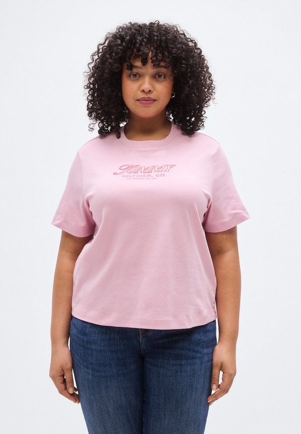 Tommy Hilfiger Curve CURVE GRAPHIC INTERLOCK KNIT T-SHIRT